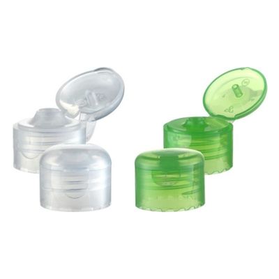24mm 둥근 투명 원통 플라스틱 플립 캡
