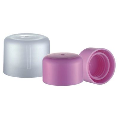 18mm 22mm 화려한 매끄러운 나사 플라스틱 캡 병을 위해 유출 방지 및 OEM / ODM 허용