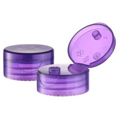 33mm 투명 실린더형 이중 벽 플라스틱 플립 캡