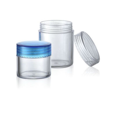 OEM/ODM 제품 고량 20ml 30ml 50ml 부피 플라스틱 뚜?? 이 있는 맑은 PS 빈 크림 병