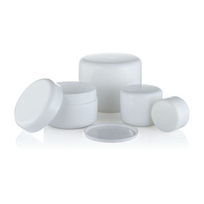 스킨 케어 재충전 가능한 흰색 PP 크림 병 20g 50g 100g 250g 뚜?? 플라스틱 타입