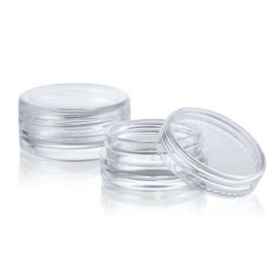 목걸이 소재 PS 2.5ml 3ml 포터블 크림 다이렉트용 둥근 항아리