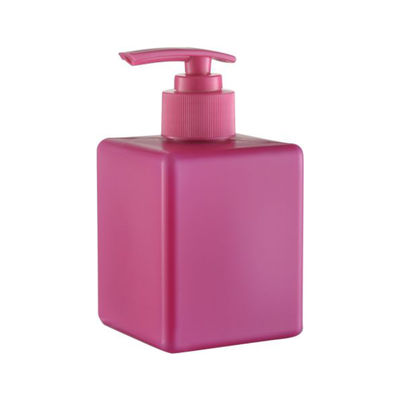 정원 350ml 플룸 평면 플라스틱 PE 병 28/410 손 세제 로션 펌프