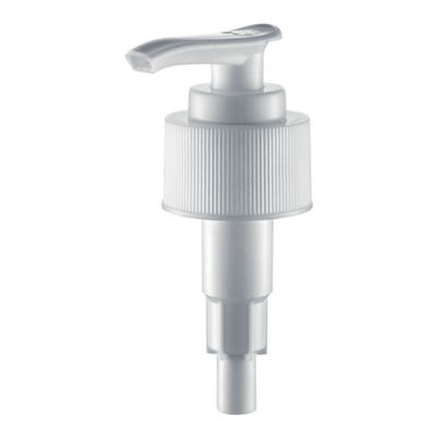 PP 플라스틱 24mm 28mm 부드러운 리버 알루미늄 폐쇄 손 로션 펌프 빠른 배달