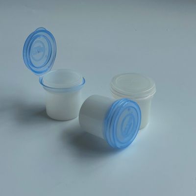 맞춤형 PP 사탕 알약 포장용 알루미늄 뚜?? 이 있는 실린더형 12ml PP 플라스틱 병