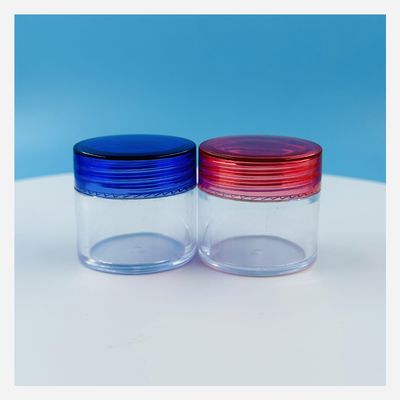 20g 30g 50g 투명한 플라스틱 항아리 공허 재충전 가능한 화장품 크림 항아리 산업용
