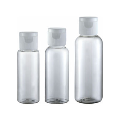 어린이 보호 플립 톱 캡 25ml/30ml/50ml의 PET 투명 플라스틱 병