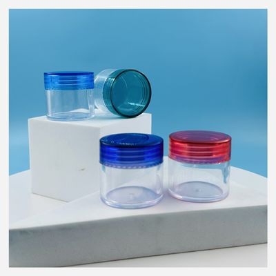 20ml 화장품 용기 비어있는 항아리 PS 뚜?? 이 있는 선명한 플라스틱 항아리