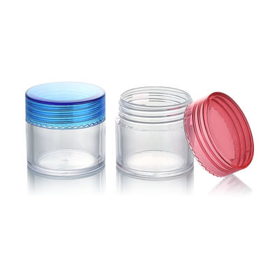 20ml 빈 맑은 병 플라스틱 PS 얼굴 크림 병 맞춤 색상 뚜??