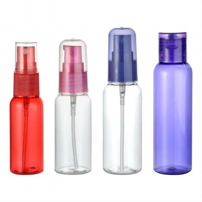 전문 OEM 30ml 40ml 50ml 60ml 펌프 스프레이어 플립 톱 캡과 함께 PET 플라스틱 병