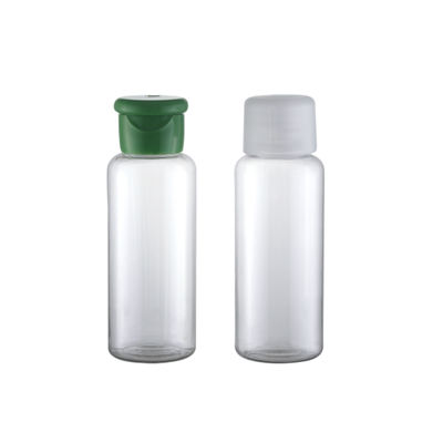 투명한 PETG 목걸이 100ml 선명한 플라스틱 병