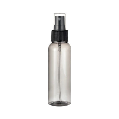 빠른 배송 펌프 스프레이어와 재충전 가능한 디자인으로 100ml 회색 PET 플라스틱 병