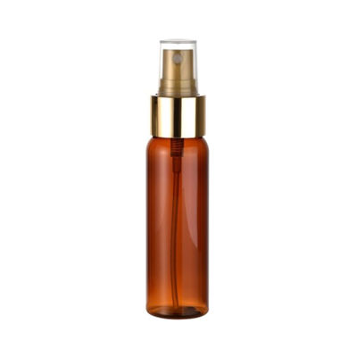 개인 관리 60ml PET 플라스틱 앰버 병 재충전 스프레이어 촉매