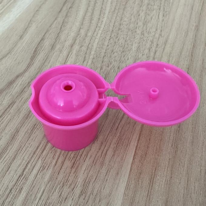셀프 시일링 링 24mm 28mm 소스용 플라스틱 플립 톱 병 캡 주문 받아 2