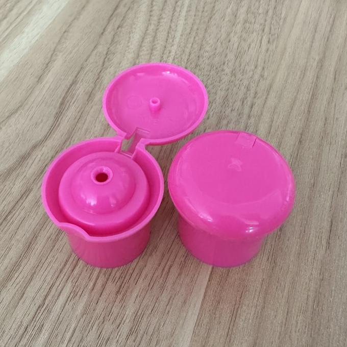 셀프 시일링 링 24mm 28mm 소스용 플라스틱 플립 톱 병 캡 주문 받아 3