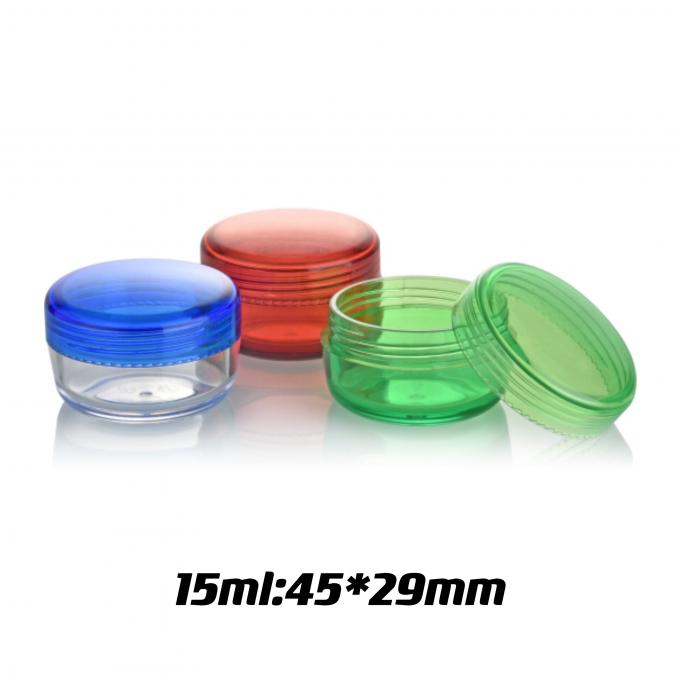 맞춤형 컬러 얼굴 크림 잔 15ml PET 플라스틱 잔 빈 화장품 잔 0