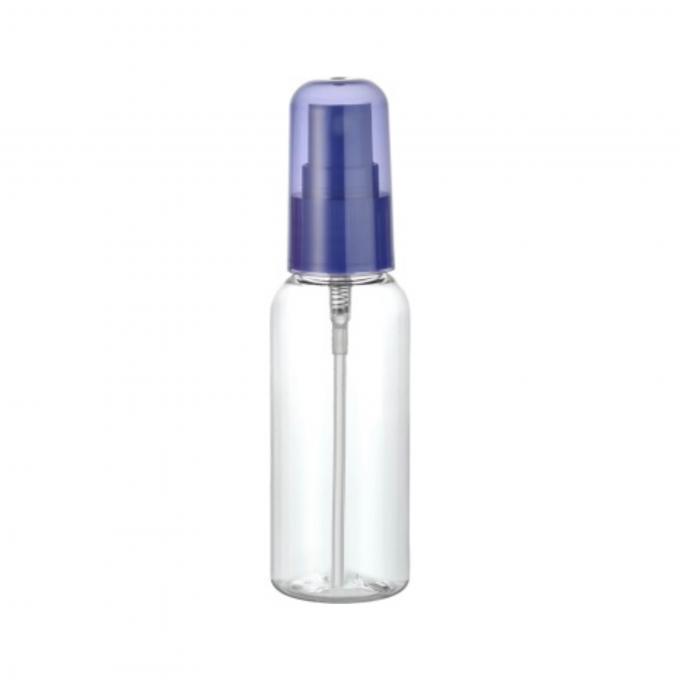 산업용 개인용 화장품 60ml 둥근 병 20/410 플립 톱 캡과 PET 물질 2